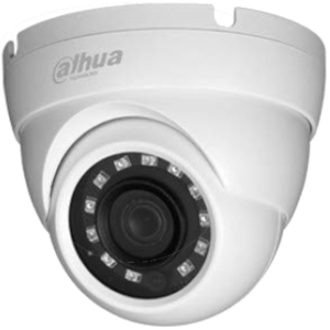 Enhance your security with the DAHUA HDW1200R ball dome CCTV camera. This robust camera boasts a 2MP image sensor for crisp