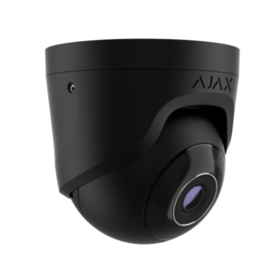 AJAX TurretCam (8MP/2.8mm) outdoor security camera with wide-angle lens and high resolution.