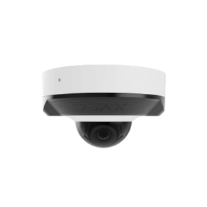 Compact and powerful 5MP dome camera with 2.8mm lens for indoor and outdoor surveillance.